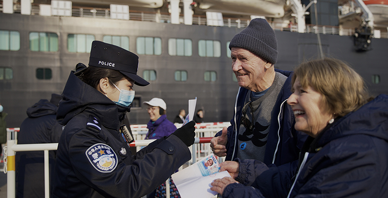 2024年3月10日，大連迎來時隔四年首艘國際郵輪，大連邊檢站高效保障郵輪入港