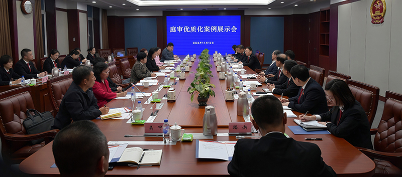 鞍山中院召開庭審優(yōu)質(zhì)化案例展示會(huì)