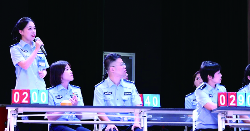 頭題圖，安全知識競賽現(xiàn)場 陶再迪 攝